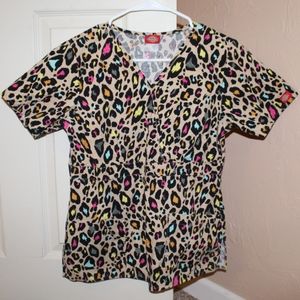 DICKIES XSM SCRUB TOP